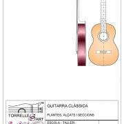 Plano Guitarra Clásica (2 planos: instrumento + plantillas)